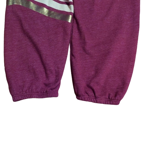 Spiritual Gangster Peace Love Yoga Varsity Stripe Low Rise Joggers - Picture 11 of 15